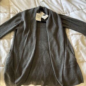 Barefoot Dreams Charcoal Cardigan